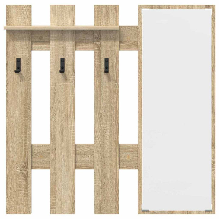 Vægmonteret Jakkeholder Vægmonteret Sonoma eg 100 x 10 x 100 cm