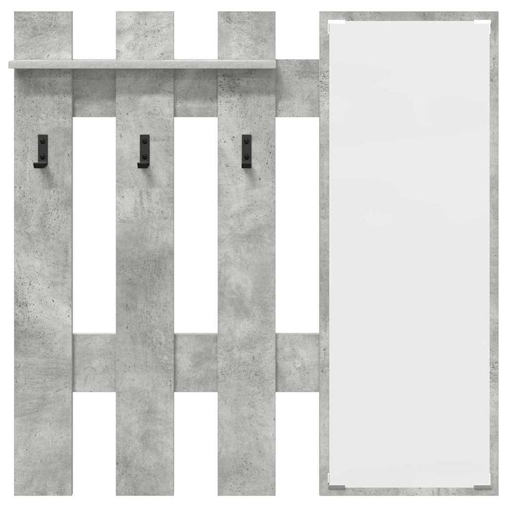Vægmonteret Jakkeholder Vægmonteret Beton Grå 100 x 10 x 100 cm