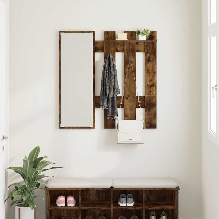Vægmonteret Jakkeholder Vægmonteret Røget eg 100 x 10 x 100 cm