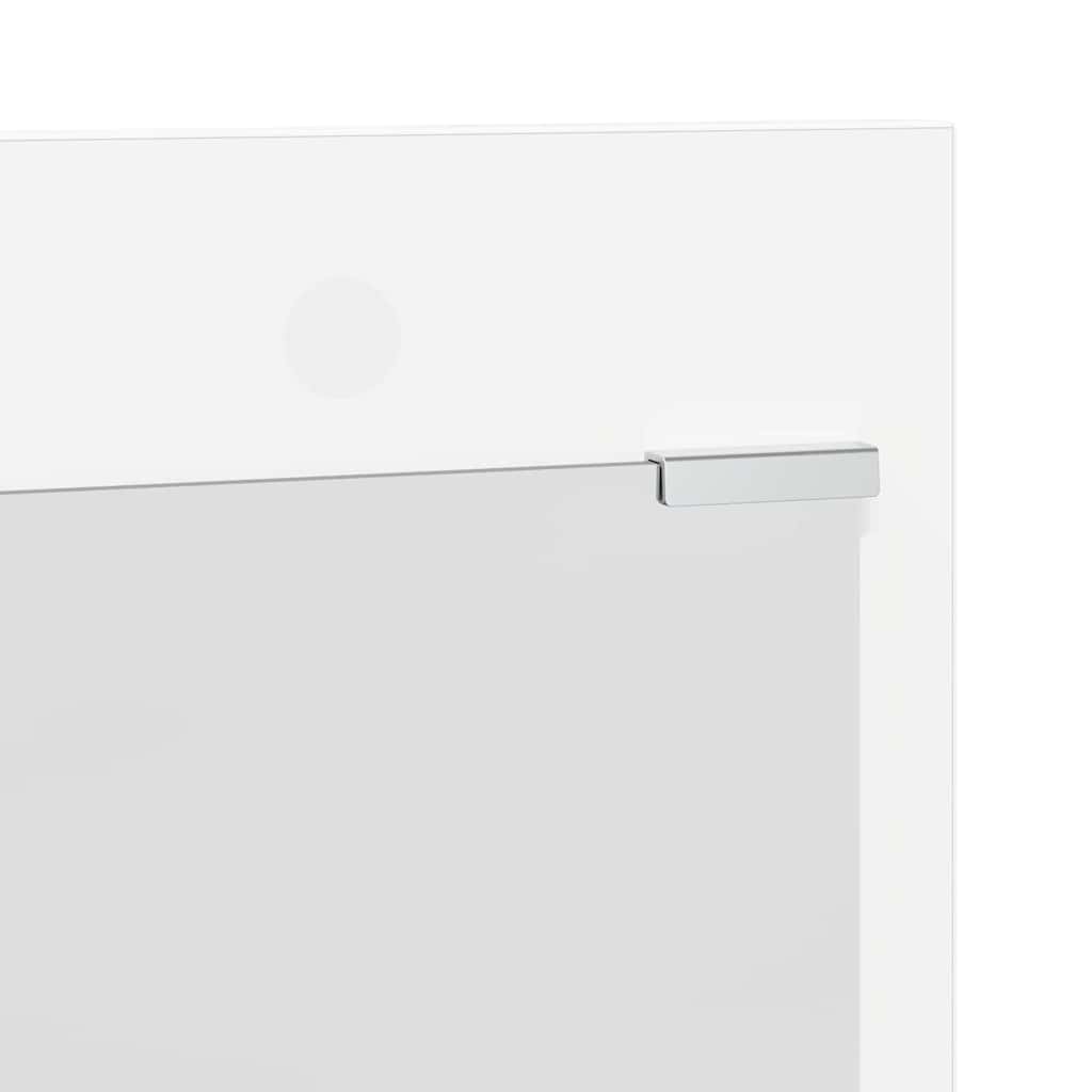 Vægmonteret Jakkeholder Hvid 90 x 10 x 50 cm Konstrueret træ