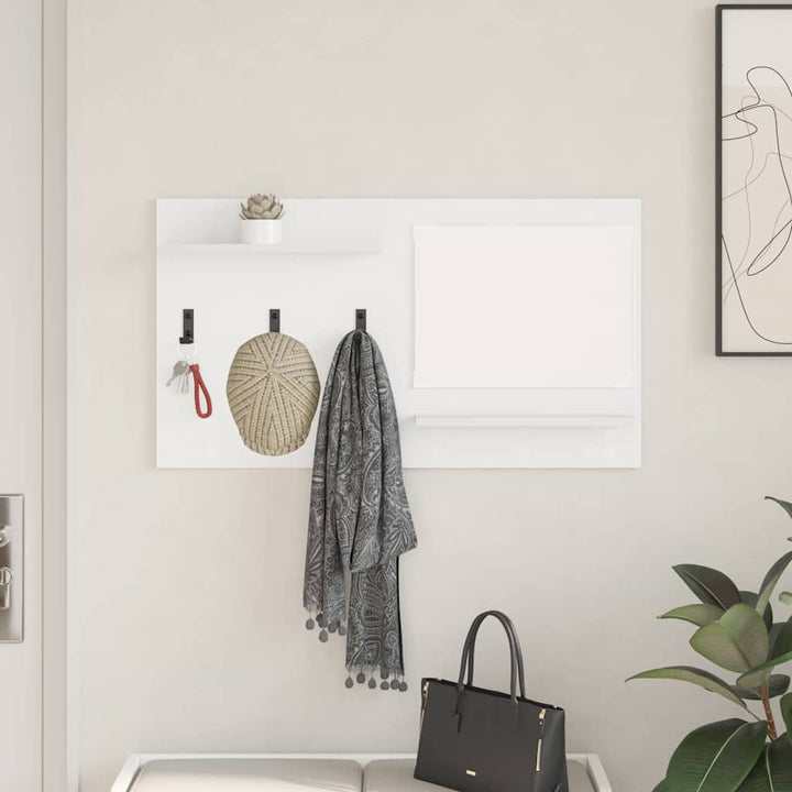 Vægmonteret Jakkeholder Vægmonteret Hvid 90 x 10 x 50 cm