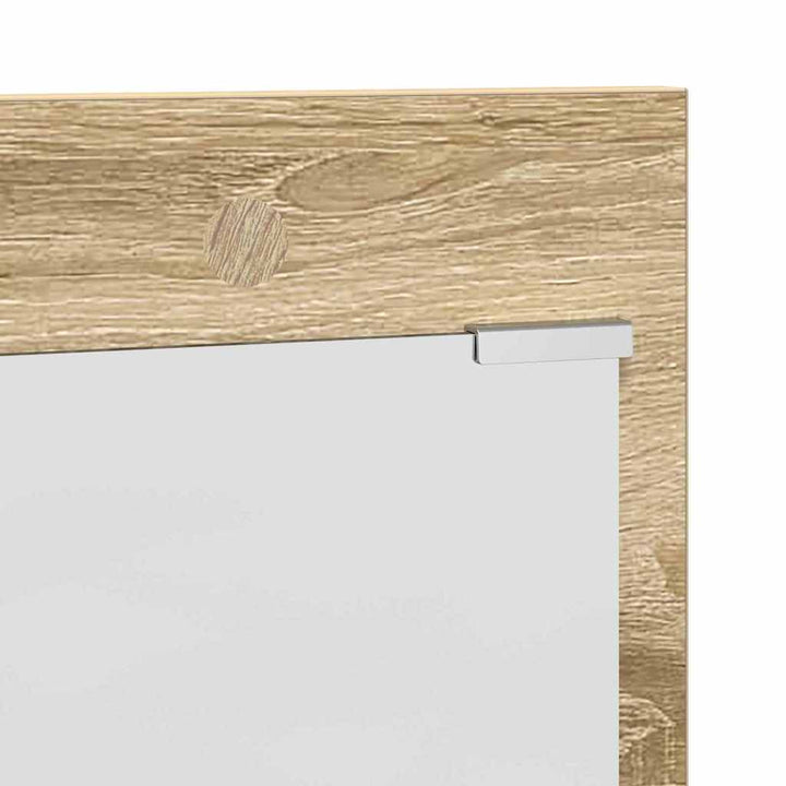 Vægmonteret Jakkeholder med hylde Sonoma eg 90 x 10 x 50 cm