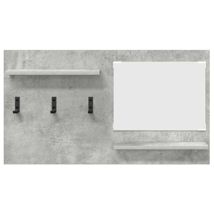 Vægmonteret Jakkeholder Vægmonteret Beton Grå 90 x 10 x 50 cm