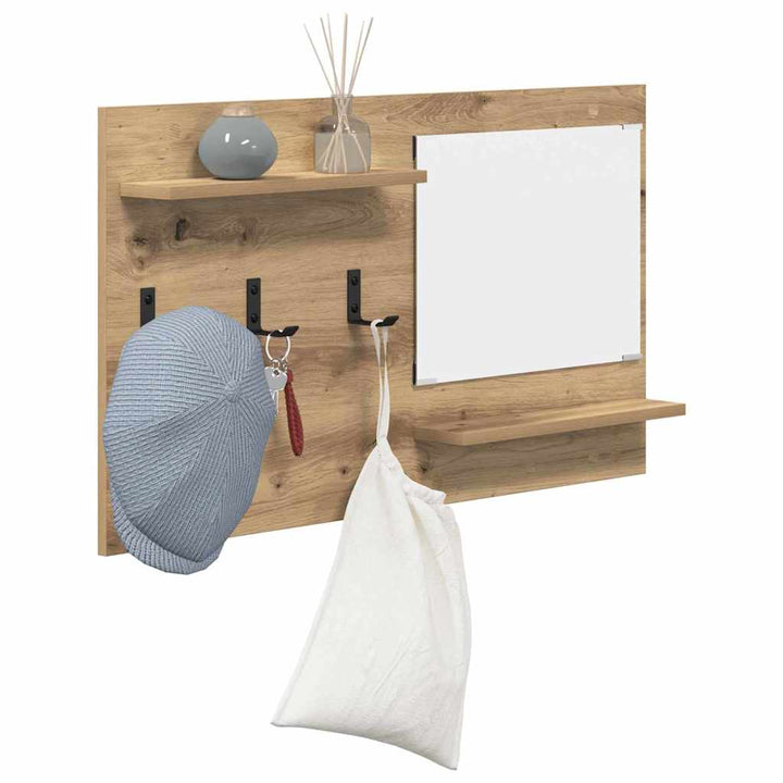 Vægmonteret Jakkeholder Artisan Egetræ 90 x 10 x 50 cm