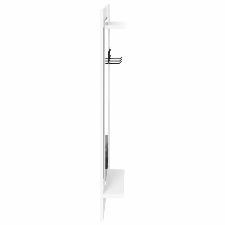 Vægmonteret Jakkeholder Vægmonteret Hvid 70 x 10 x 90 cm