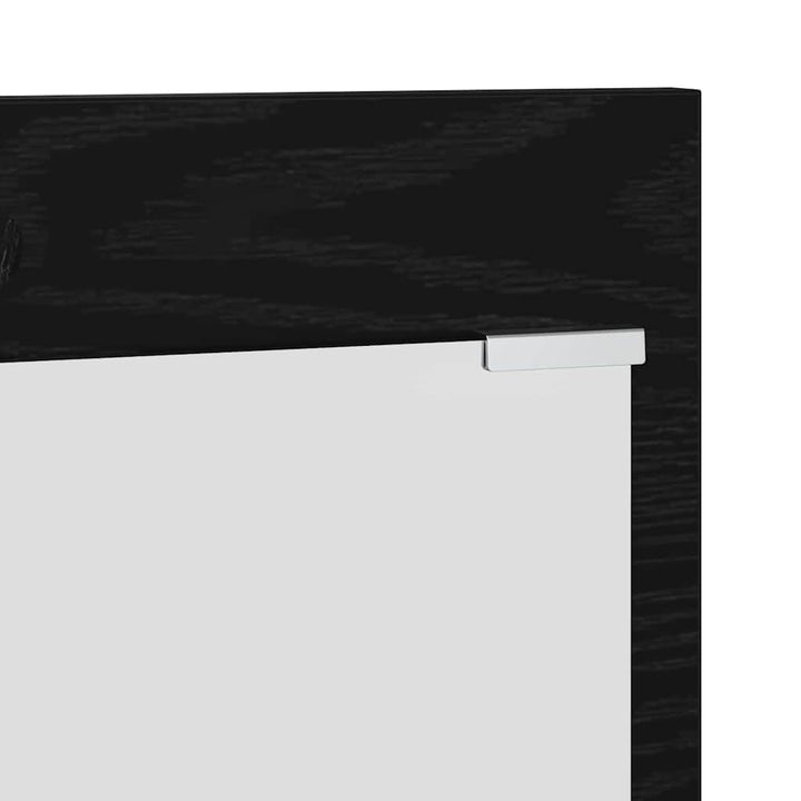 Vægmonteret Jakkeholder Vægmonteret Sort eg 70 x 10 x 90 cm