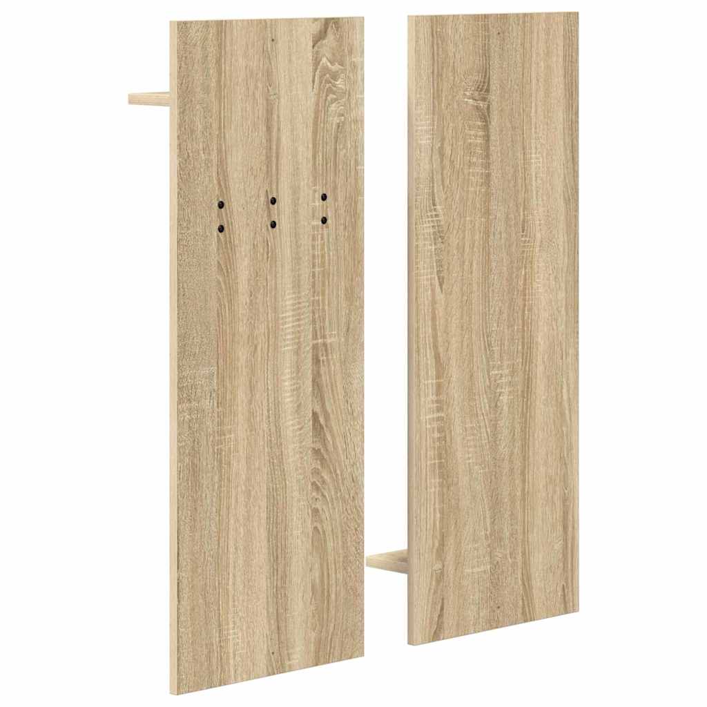Vægmonteret Jakkeholder Vægmonteret Sonoma eg 70 x 10 x 90 cm