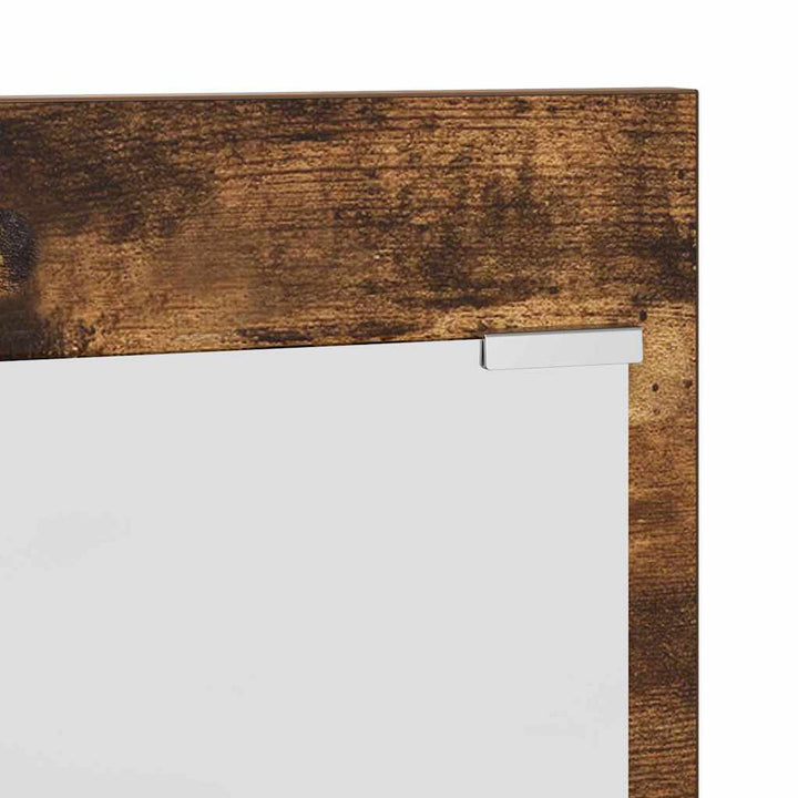 Vægmonteret Jakkeholder med hylde Røget eg 70 x 10 x 90 cm