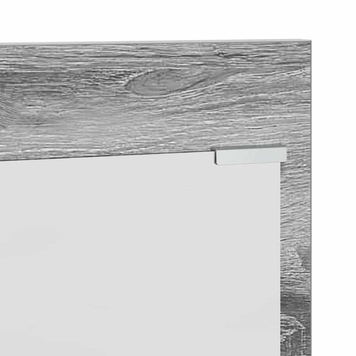 Vægmonteret Jakkeholder med hylde Grå Sonoma 70 x 10 x 90 cm