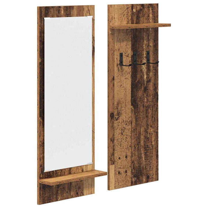 Vægmonteret Jakkeholder Vægmonteret Gammelt træ 70 x 10 x 90 cm