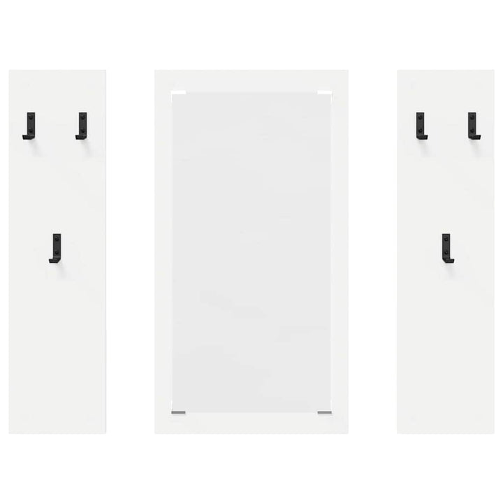 Vægmonteret Jakkeholder Vægmonteret Hvid 96 x 1,5 x 90 cm