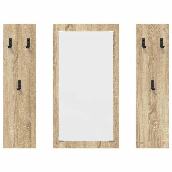 Vægmonteret Jakkeholder Vægmonteret Sonoma eg 96 x 1,5 x 90 cm