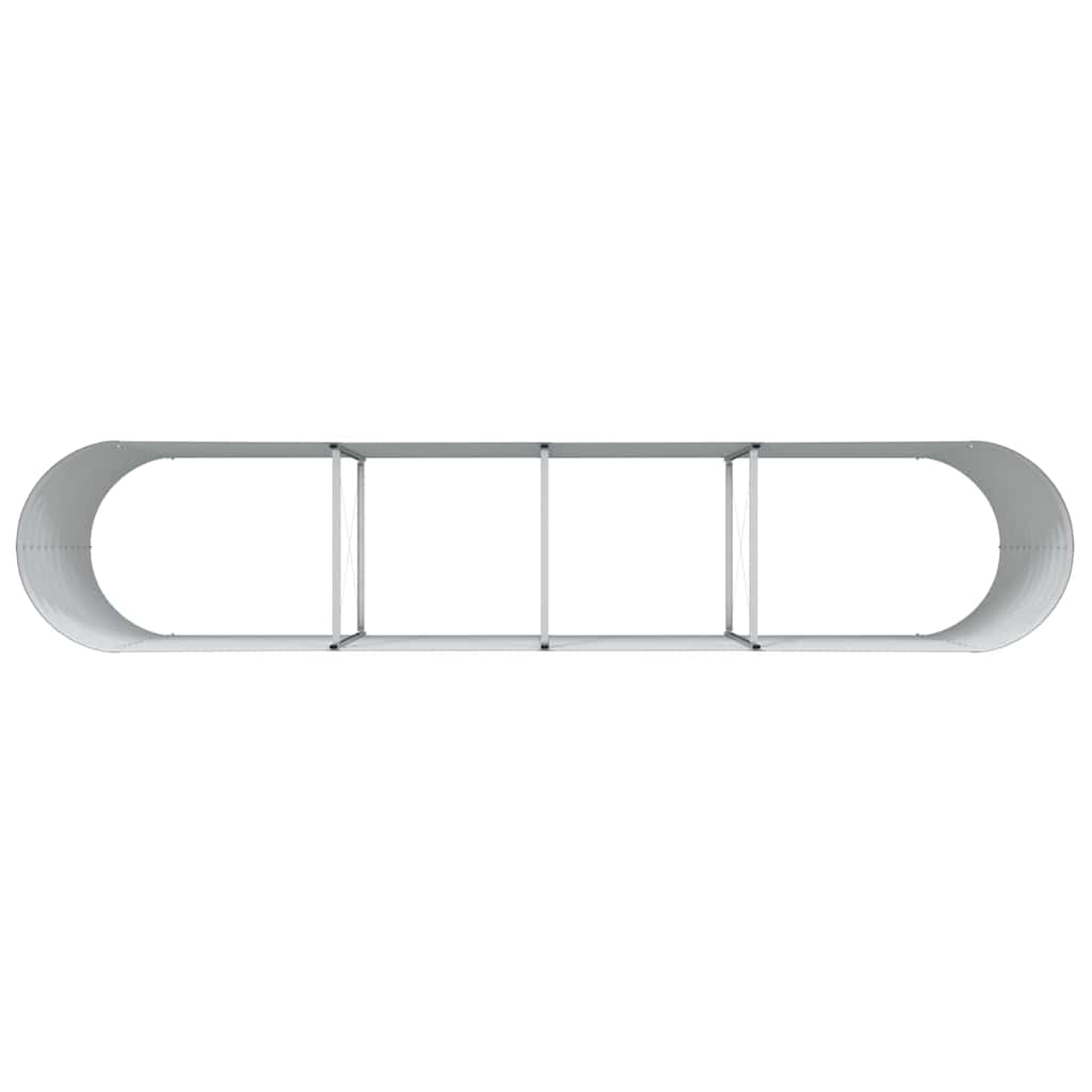 Hævet bed Brun 400 x 80 x 81 cm Stål
