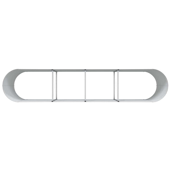 Hævet bed Brun 400 x 80 x 81 cm Stål