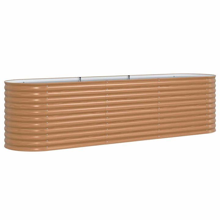 Hævet bed Brun 320 x 80 x 81 cm Stål
