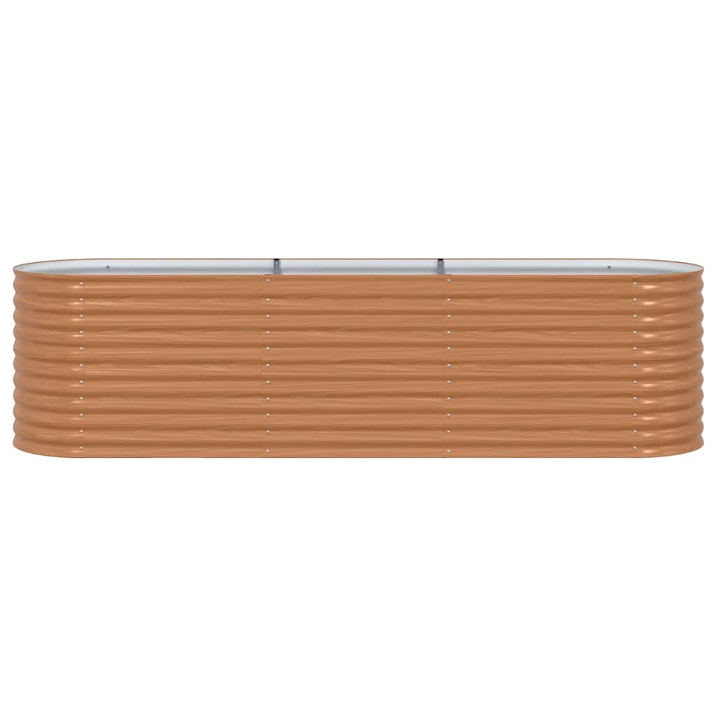 Hævet bed Brun 320 x 80 x 81 cm Stål