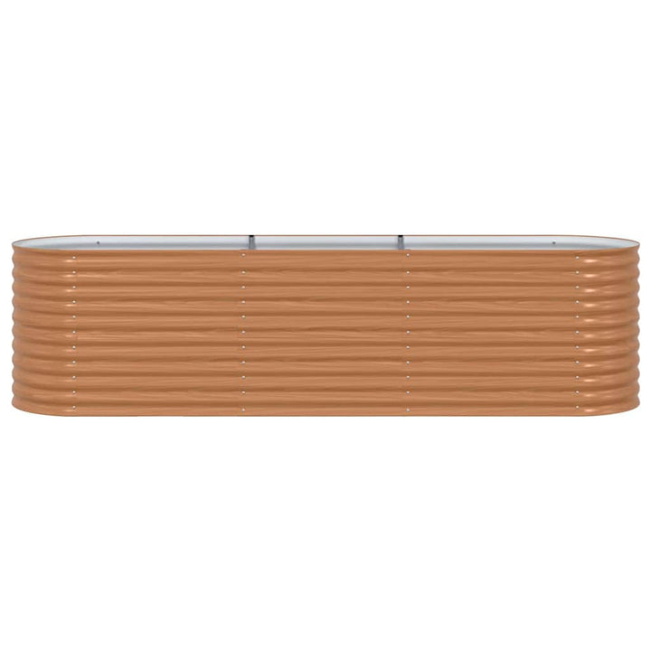 Hævet bed Brun 320 x 80 x 81 cm Stål
