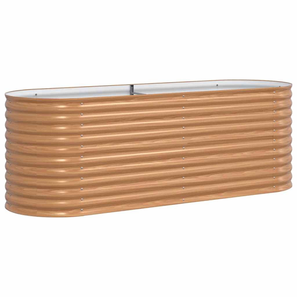 Hævet bed Brun 240 x 80 x 81 cm Stål