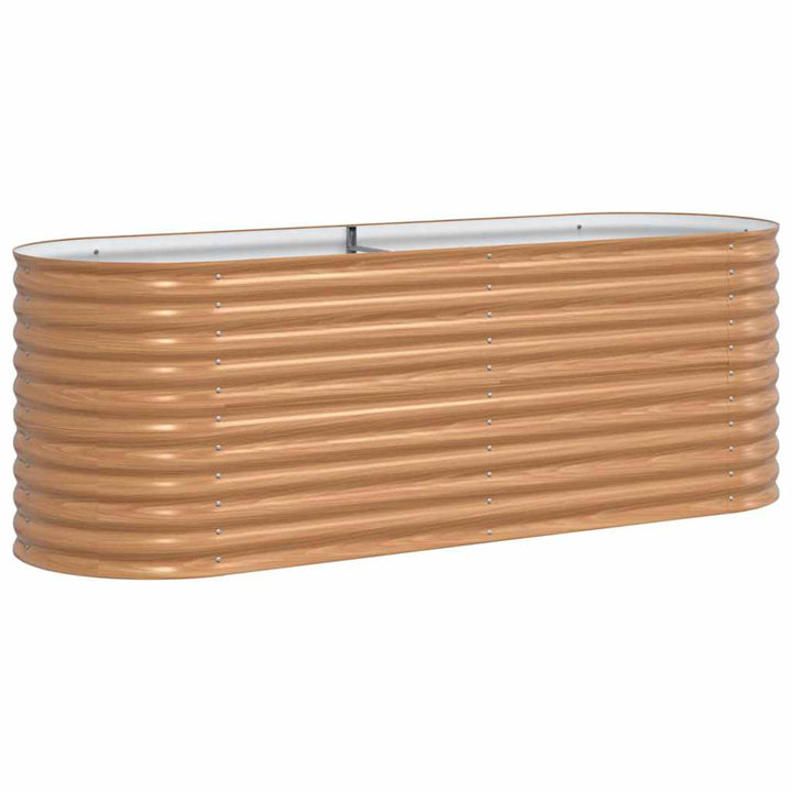 Hævet bed Brun 240 x 80 x 81 cm Stål