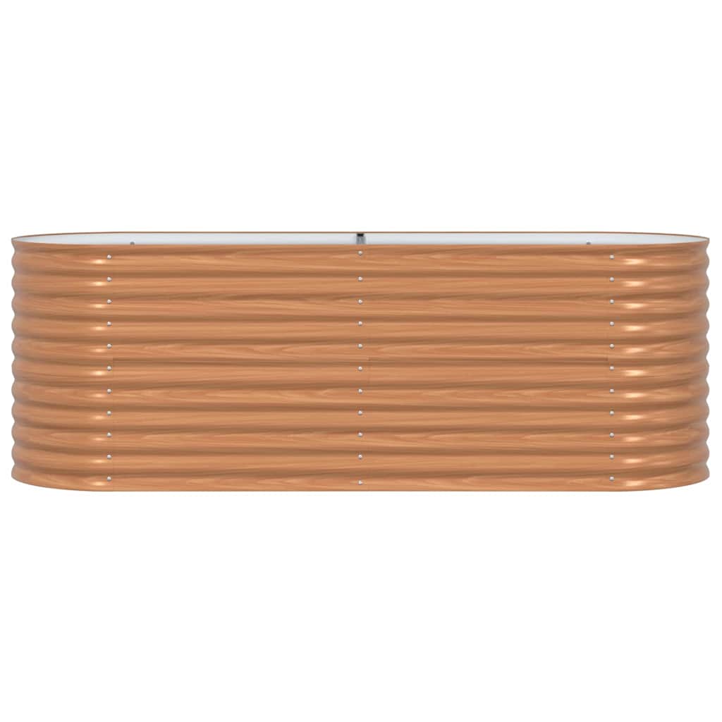 Hævet bed Brun 240 x 80 x 81 cm Stål