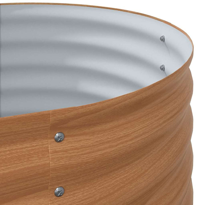Hævet bed Brun 400 x 80 x 44 cm Stål