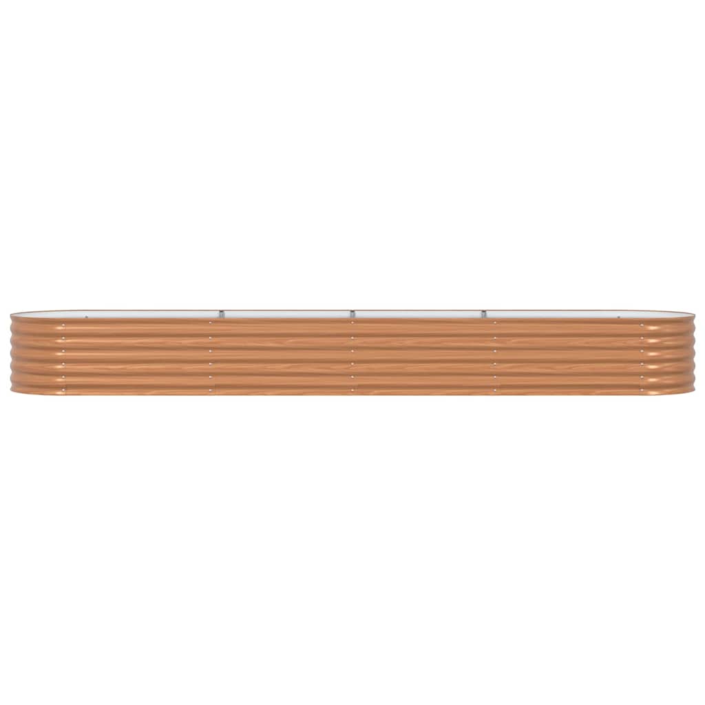 Hævet bed Brun 400 x 80 x 44 cm Stål