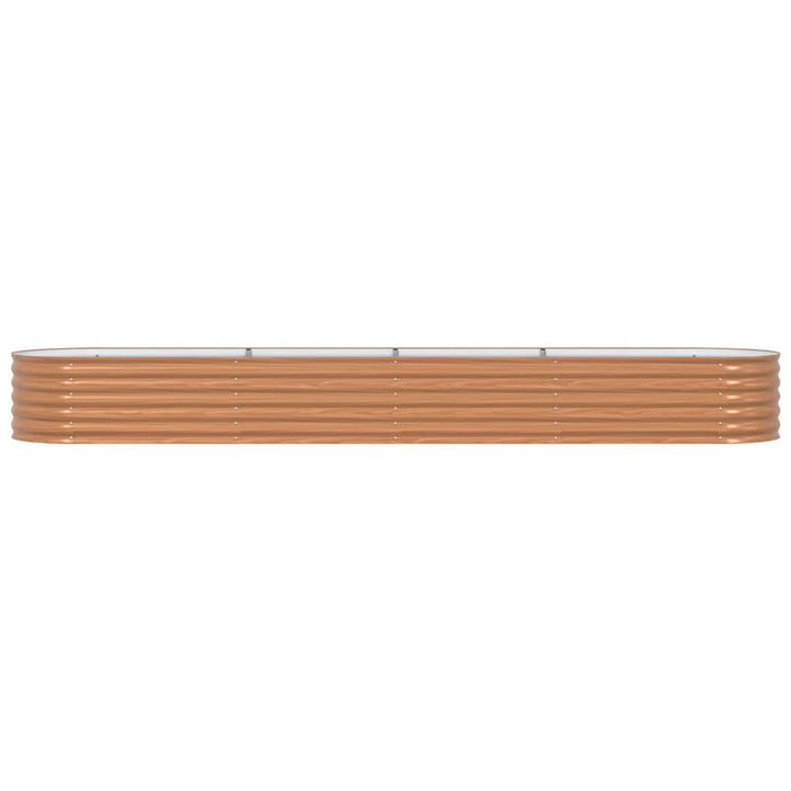 Hævet bed Brun 400 x 80 x 44 cm Stål