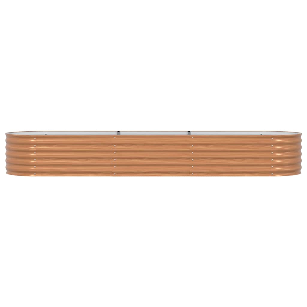 Hævet bed Brun 320 x 80 x 44 cm Stål