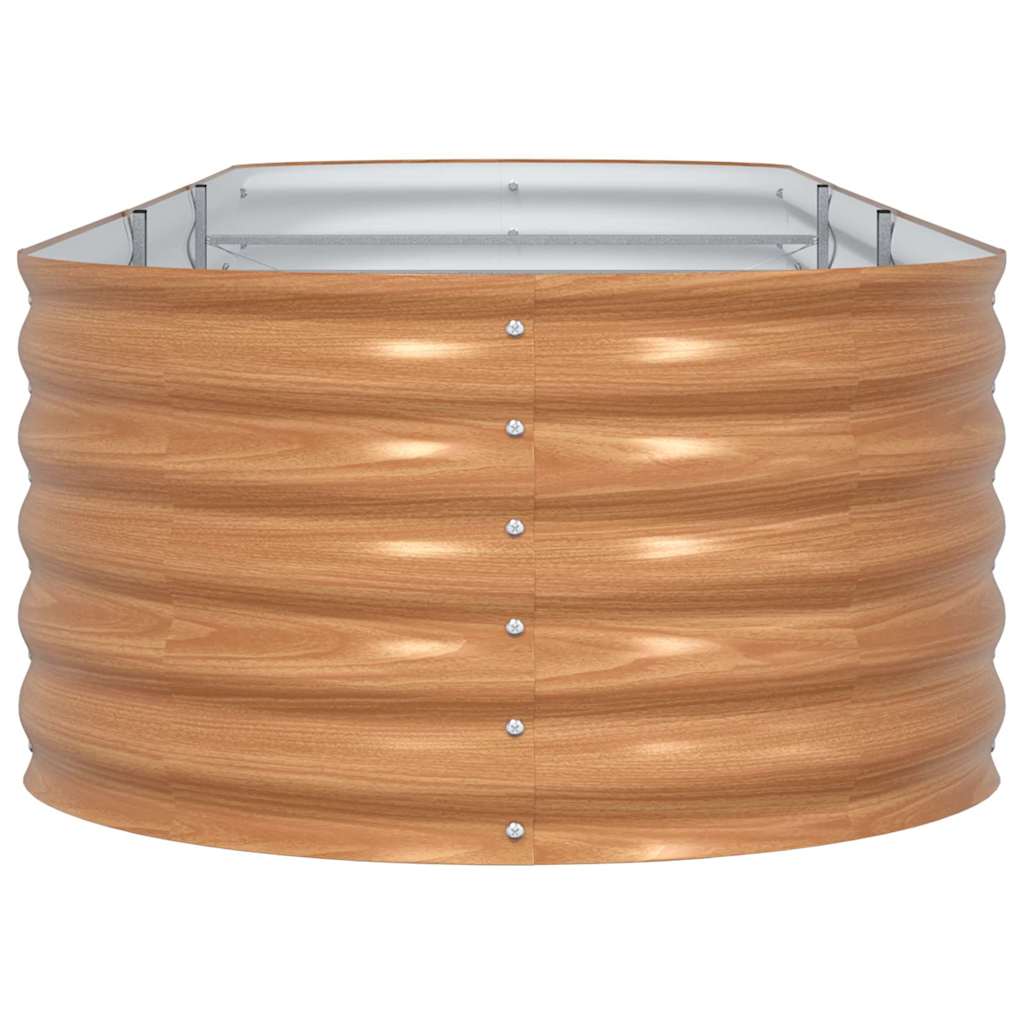 Hævet bed Brun 320 x 80 x 44 cm Stål