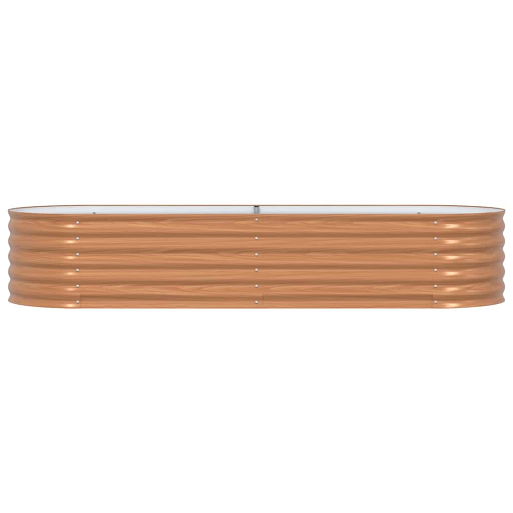 Hævet bed Brun 240 x 80 x 44 cm Stål