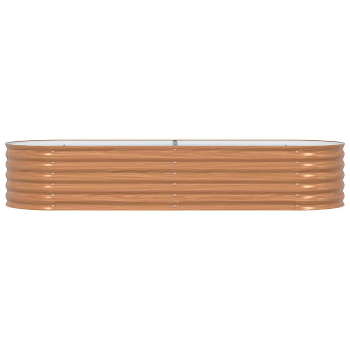 Hævet bed Brun 240 x 80 x 44 cm Stål