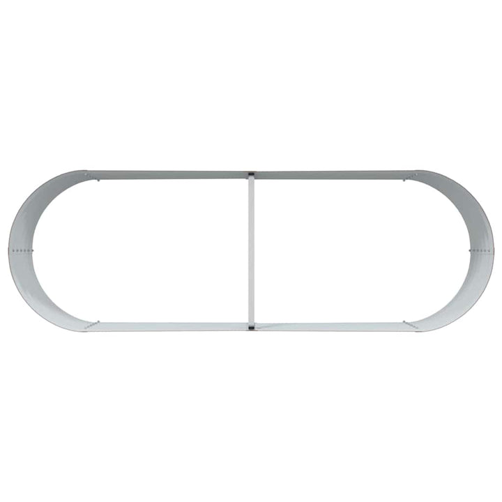 Hævet bed Brun 240 x 80 x 44 cm Stål