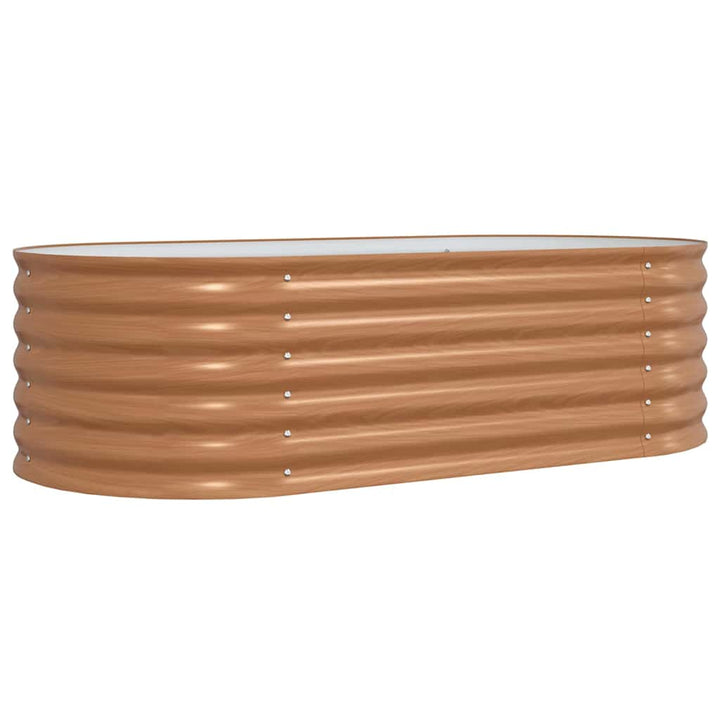 Hævet bed Brun 160 x 80 x 44 cm Stål