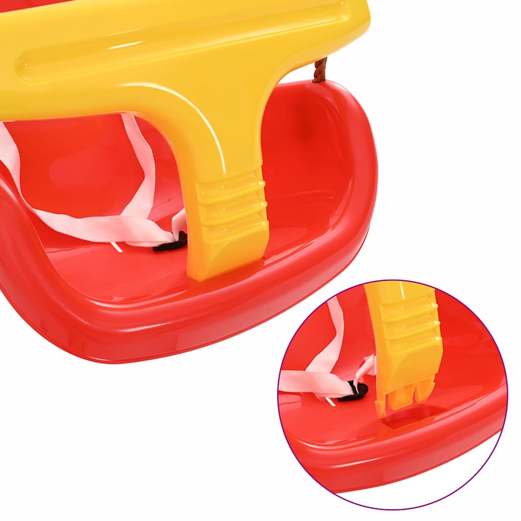 Babygynge 2 pcs Rød 36 x 43 x 42 cm Plastik