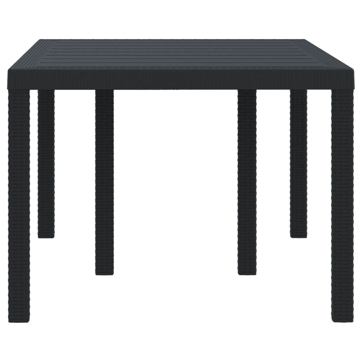 Havemøbel Bord Antracit 150 x 100 x 73 cm polyrattan
