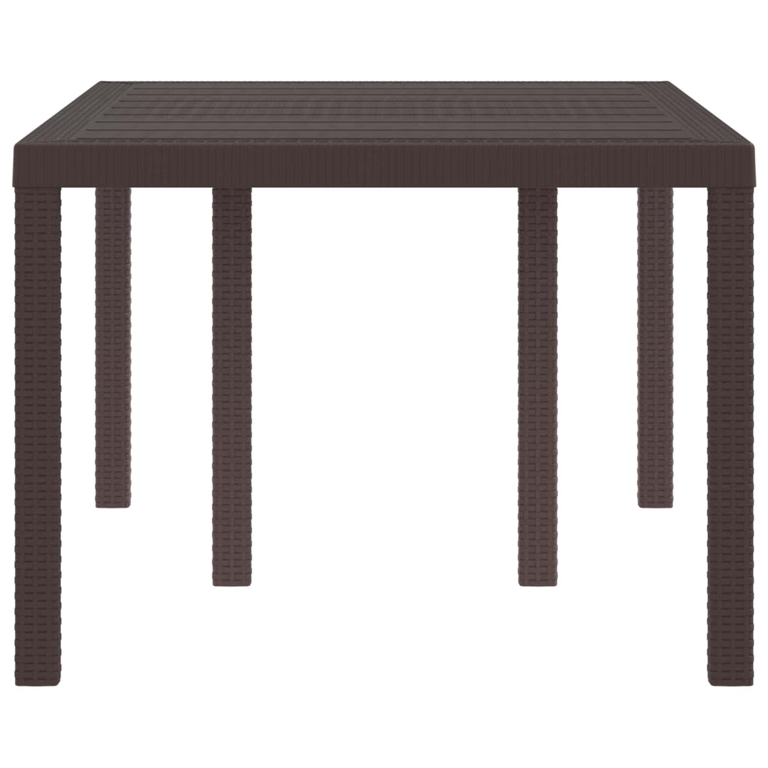 Havemøbel Bord Brun 150 x 100 x 73 cm polyrattan