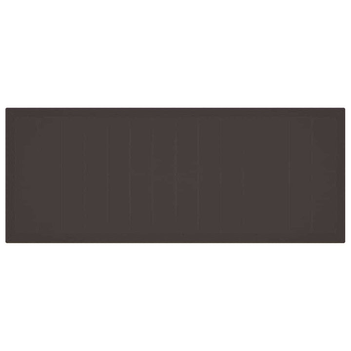 Havemøbel Bord Brun 250 x 100 x 73 cm polyrattan