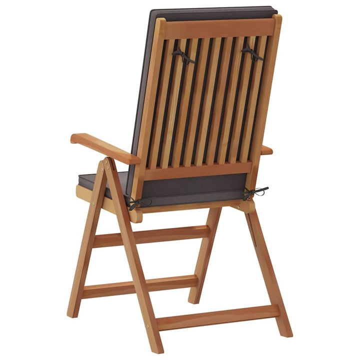 Have Stol 4 pcs Brun og grå 57 x 71,5 x 104 cm Massiv Teaktræ