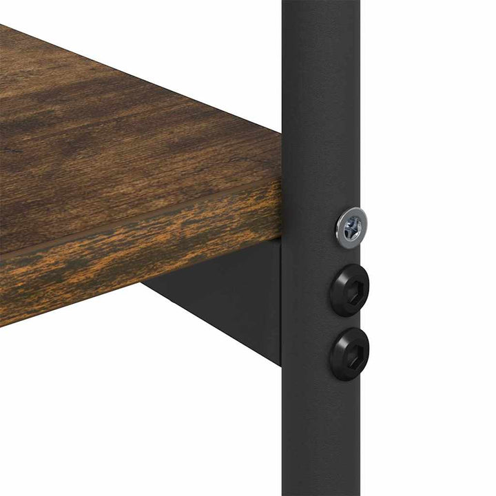 Konsolbord Røget eg 101 x 35 x 80,5 cm Konstrueret træ