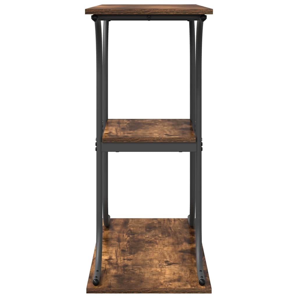 Konsolbord Røget eg 101 x 35 x 80,5 cm Konstrueret træ