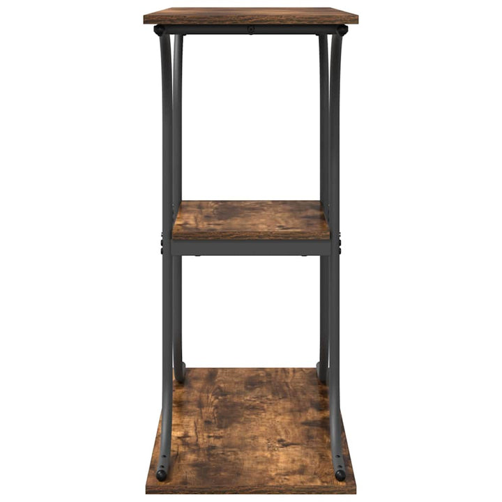 Konsolbord Røget eg 101 x 35 x 80,5 cm Konstrueret træ