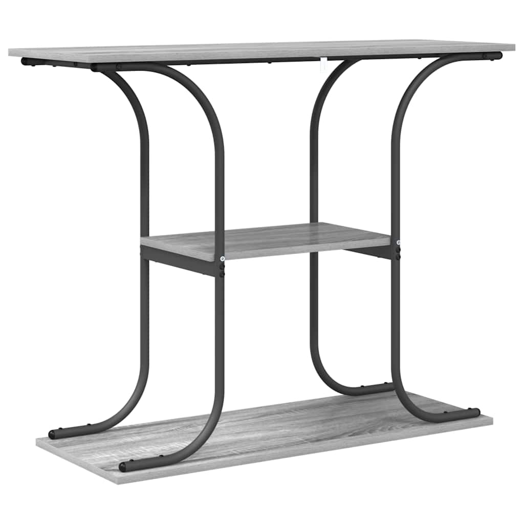 Konsolbord Grå Sonoma 101 x 35 x 80,5 cm Konstrueret træ