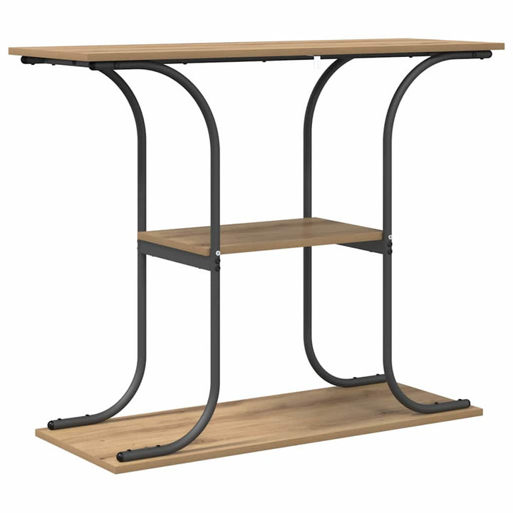Konsolbord Artisan Egetræ 101 x 35 x 80,5 cm Konstrueret træ
