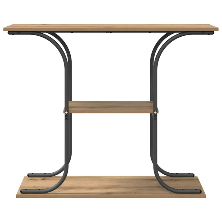 Konsolbord Artisan Egetræ 101 x 35 x 80,5 cm Konstrueret træ