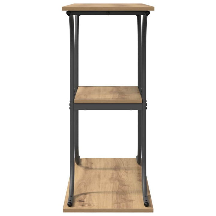 Konsolbord Artisan Egetræ 101 x 35 x 80,5 cm Konstrueret træ