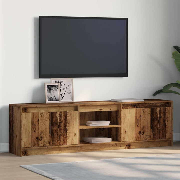 TV Enheder 180 x 34 x 50 cm Brun Konstrueret træ