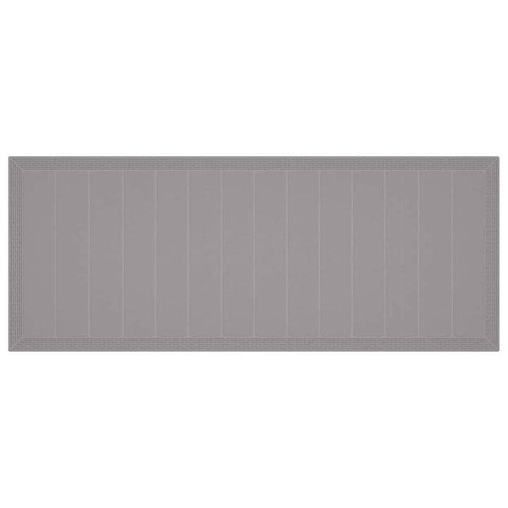 Havemøbel Bord Lysegrå 250 x 100 x 73 cm polyrattan