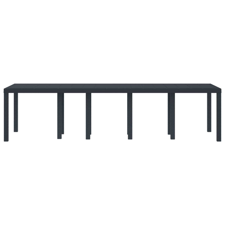 Havemøbel Bord Antracit 300 x 100 x 73 cm polyrattan