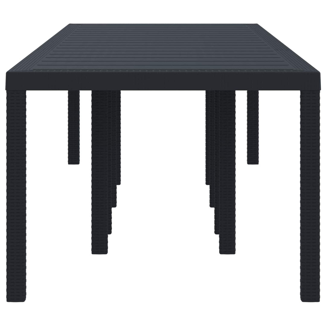 Havemøbel Bord Antracit 300 x 100 x 73 cm polyrattan