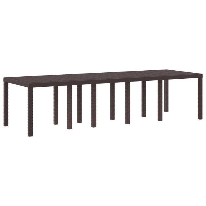 Havemøbel Bord Brun 300 x 100 x 73 cm polyrattan